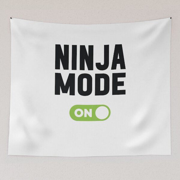 Item preview, Ninja Mode On designed and sold by freshLayer.