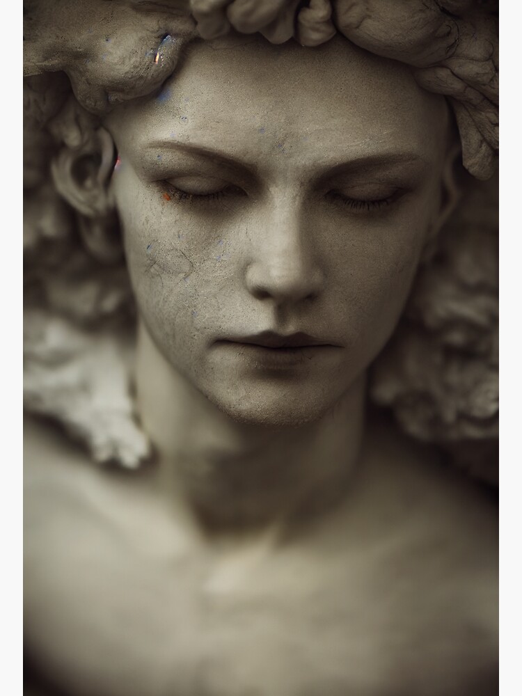 "Hypnos the God of Sleep" Sticker for Sale by midjourneyhot Redbubble