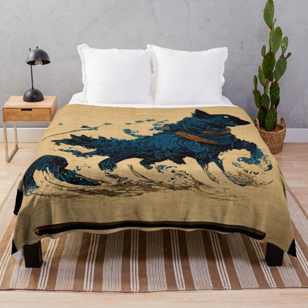 Item preview, shinobi dog hokusai style 02 designed and sold by kombos.