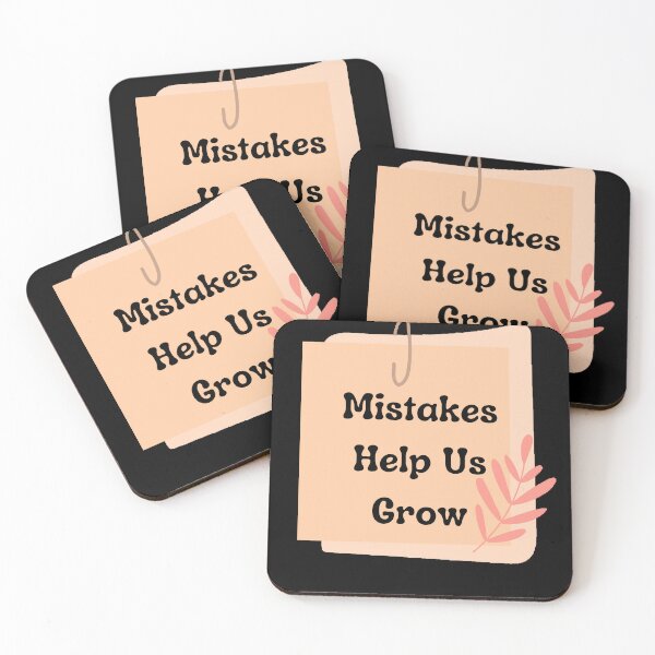 Item preview, Mistakes Help Us Grow - Funny and Cute T-Shirts Quotes designed and sold by Designspot2020.