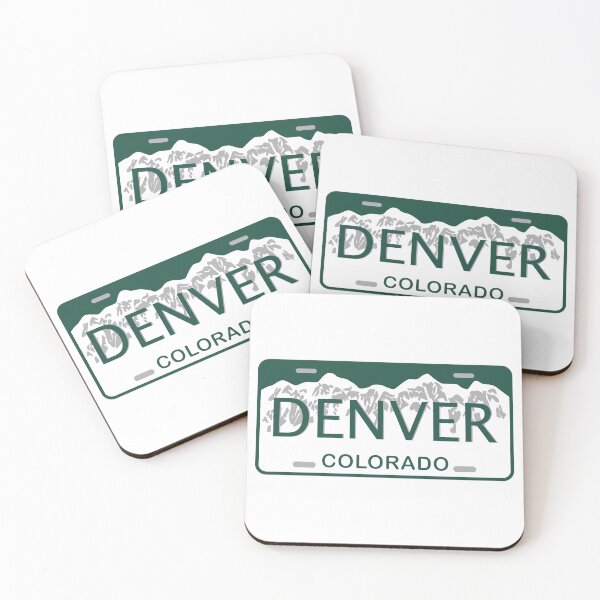 Artikelvorschau, Nummernschild Denver, CO entworfen und verkauft von Decal Mania.
