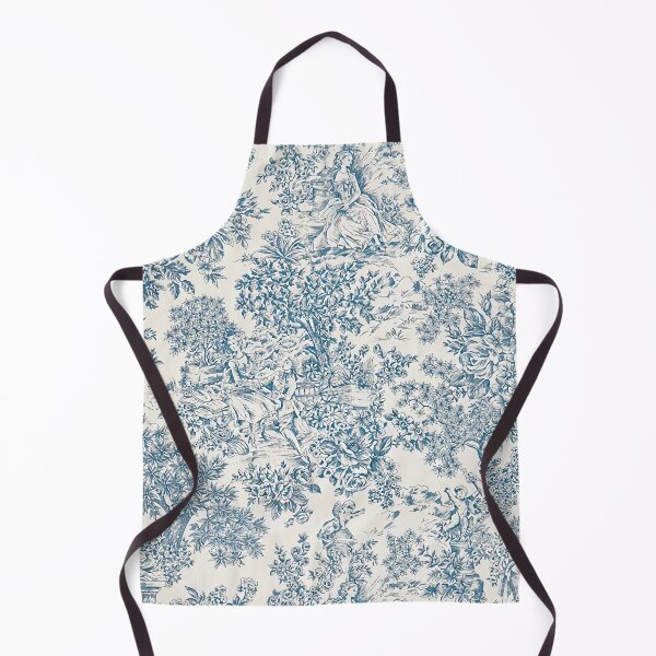 Item preview, Powder Blue Romantic Flowers French Toile Design designed and sold by IZiets.
