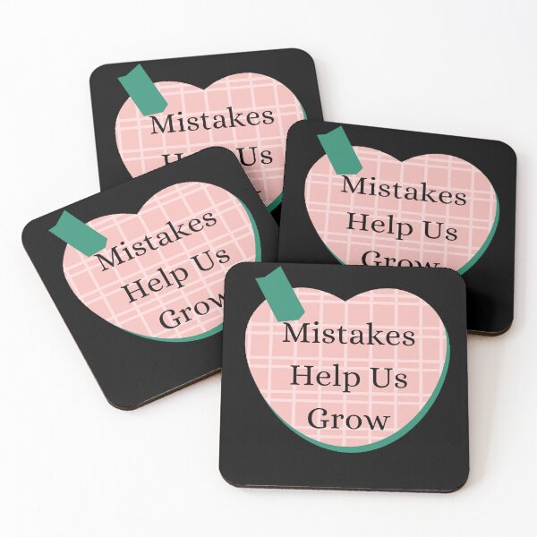 Item preview, Mistakes Help Us Grow - Funny and Cute T-Shirts Quotes designed and sold by Designspot2020.