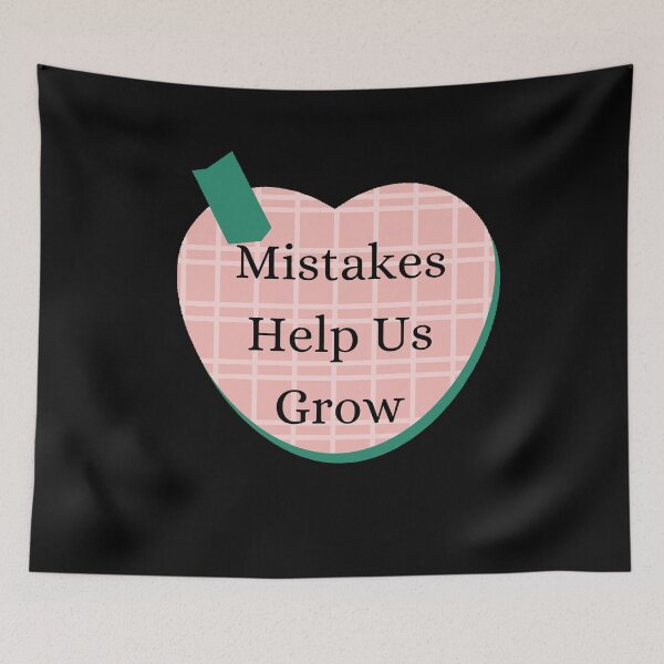 Item preview, Mistakes Help Us Grow - Funny and Cute T-Shirts Quotes designed and sold by Designspot2020.
