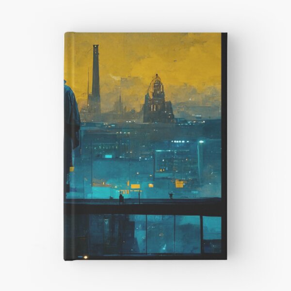 Item preview, Man Overlooking a City - best selling  designed and sold by Aditya Bhole.