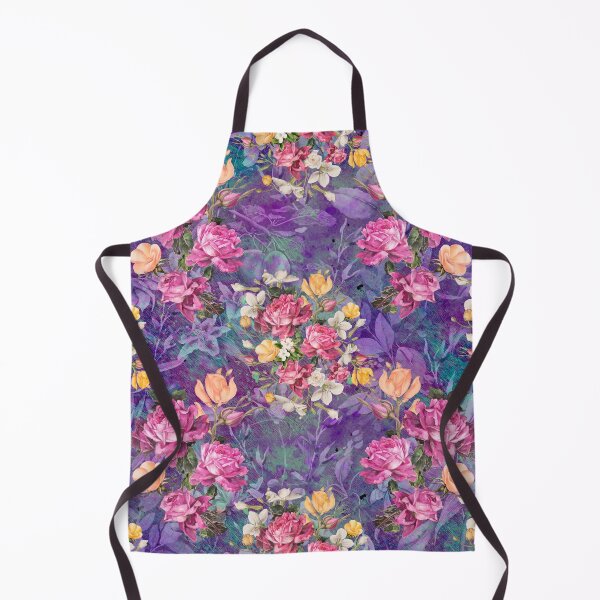 Artikelvorschau, Blumen in einem Rautenmuster, dekoratives Muster, modernes Design, Blumen-Wiederholungsmuster, lila Blumen entworfen und verkauft von ZeinabTaha.