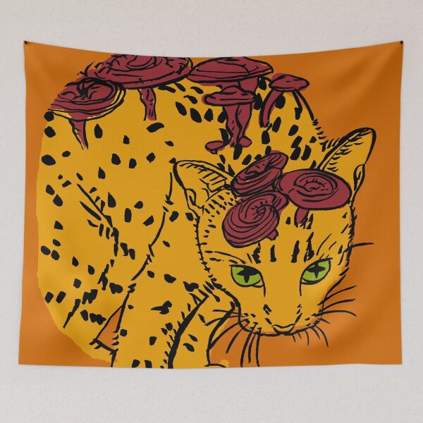 Item preview, Reishi Rusty Spotted Cat designed and sold by HiddenStash.