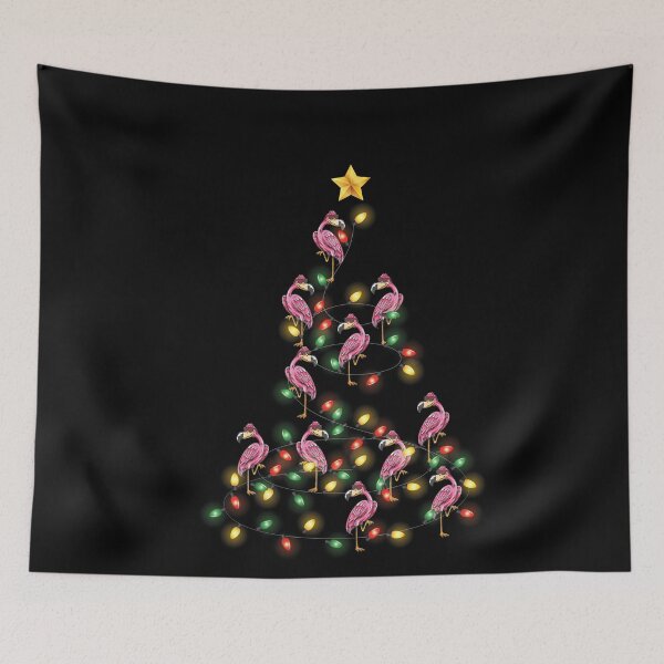Item preview, Pink Flamingo Christmas Tree Light Cute Flamingos Holiday Decor designed and sold by Med ing.