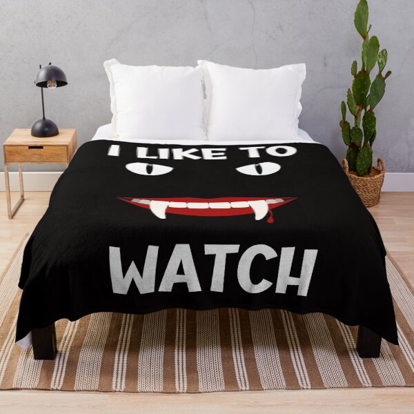 Item preview, I like to watch. Naughty vampire face. Great for halloween or for lifestyle events designed and sold by JadedDesign.