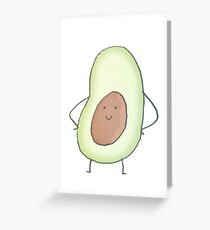 Avacado Greeting Card