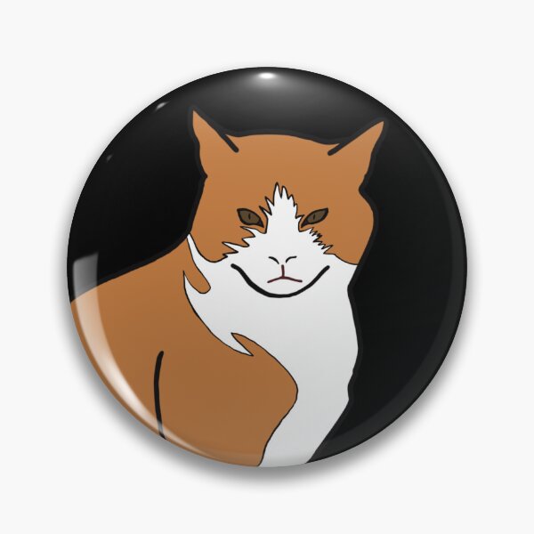 Item preview, cute angry ginger cat looking at you, yellow, brown and white, plain colors designed and sold by xiape.