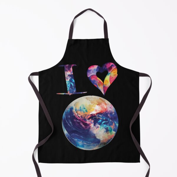 Item preview, I heart earth - dark designed and sold by PrintPhrases.