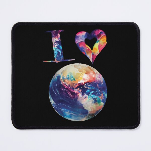 Item preview, I heart earth - dark designed and sold by PrintPhrases.