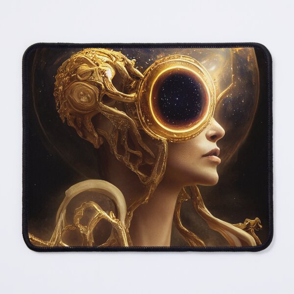 Item preview, Gold Cosmic Eye designed and sold by Mental Synthetics.