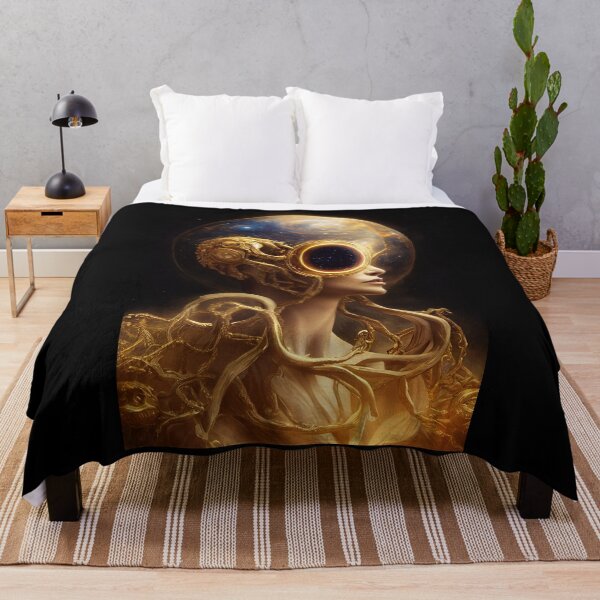 Item preview, Gold Cosmic Eye designed and sold by Mental Synthetics.