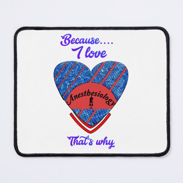 Item preview, Because I love anesthesiology, that's why... designed and sold by Chakilogy.