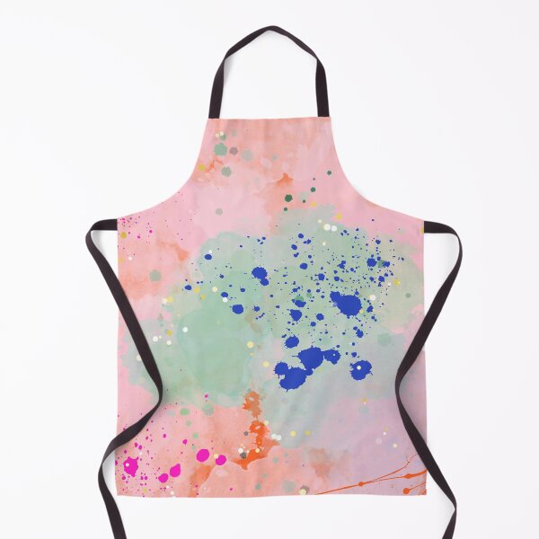 Item preview, Abstract paint splash pattern, pastel colors designed and sold by patterncrow.