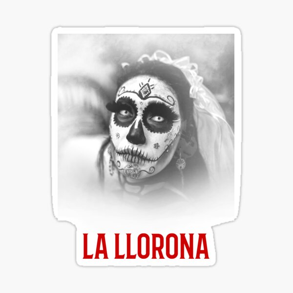 "La llorona dia de muertos halloween" Sticker for Sale by Mayelastees