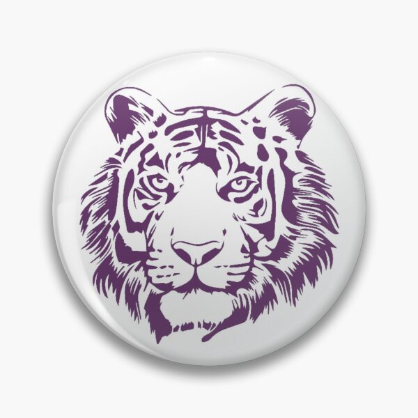 Item preview, Purple Tiger Face designed and sold by HappyLifeCreate.