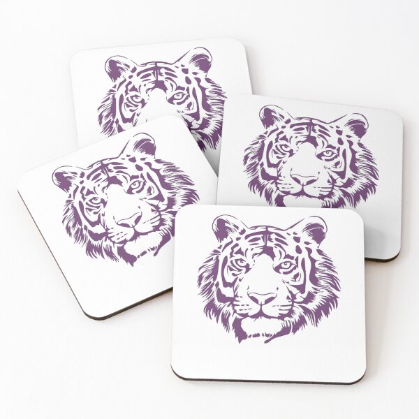 Item preview, Purple Tiger Face designed and sold by HappyLifeCreate.