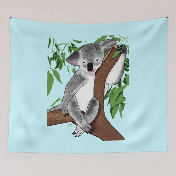 Item preview, Just Hanging Around, Cute Koala In A Tree by Orikall designed and sold by HippieWorks.