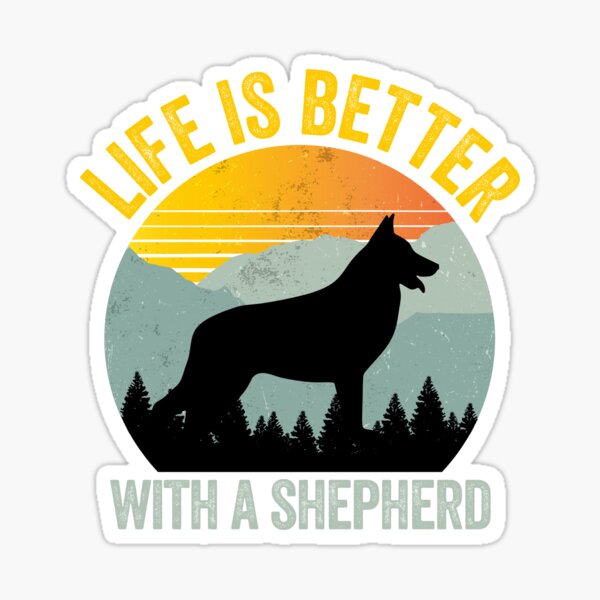 German Shepherd Dog Stickers for Sale, Free US Shipping