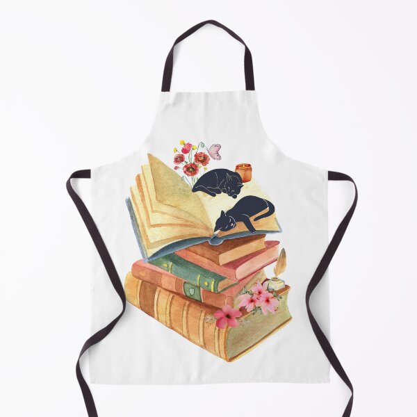 Item preview, Watercolor Black Cats sleeping On A Stack Of Books designed and sold by virillanissa.