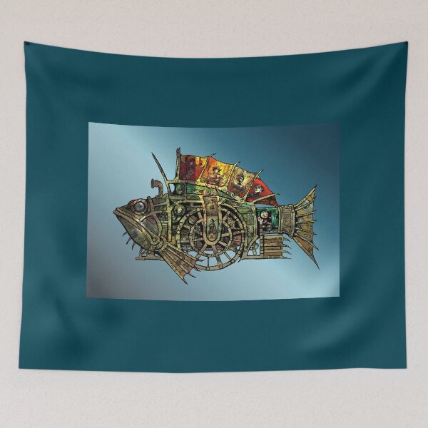 Item preview, Steampunk Fish #1 designed and sold by BLZBob.