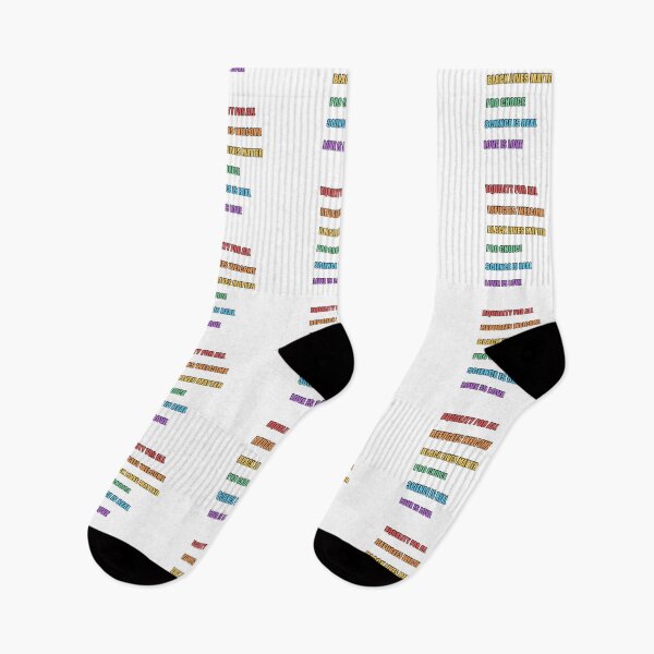 Item preview, HUMAN RIGHTS MANIFESTO Rainbow text  - stay woke - pride flag science is real designed and sold by Inspirationmotivation.