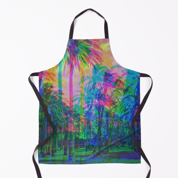 Item preview, Vintage Retro 3D Trippy Palm Tree Beach designed and sold by Thomas Dossman.