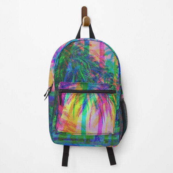Item preview, Vintage Retro 3D Trippy Palm Tree Beach designed and sold by Thomas Dossman.