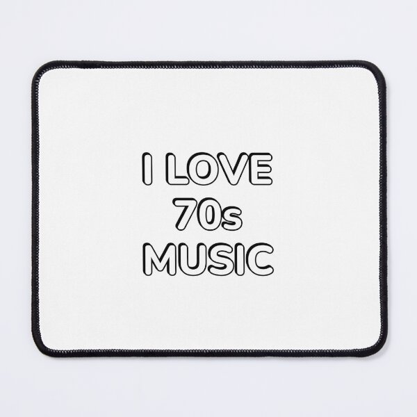 Item preview, I love 70s music - retro nostalgia for seventies music fans designed and sold by Inspirationmotivation.