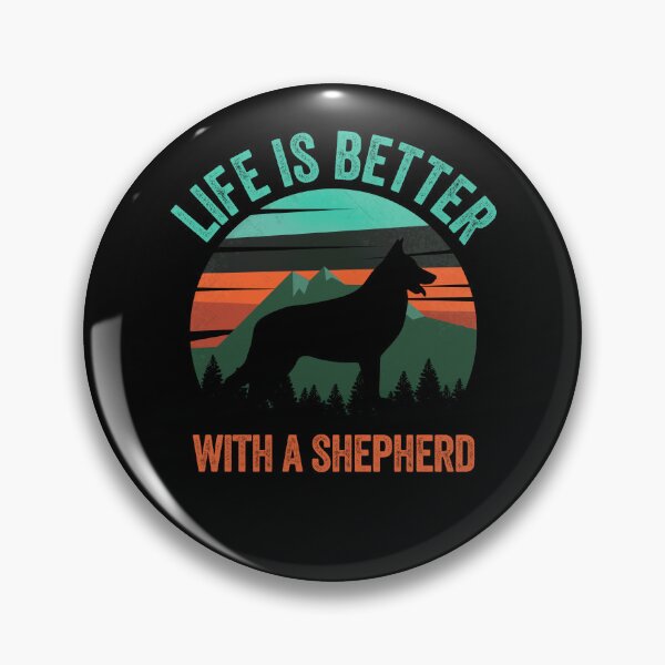 Item preview, Life Is Better With A German Shepherd Vintage Dog Gift  designed and sold by Guarddogdrive.