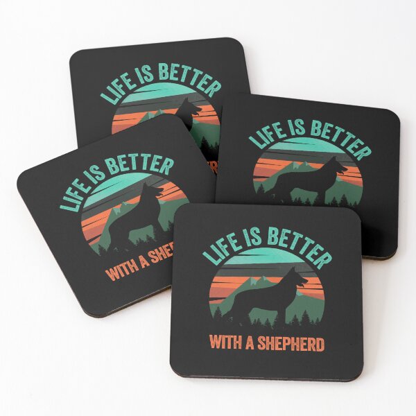 Item preview, Life Is Better With A German Shepherd Vintage Dog Gift  designed and sold by Guarddogdrive.