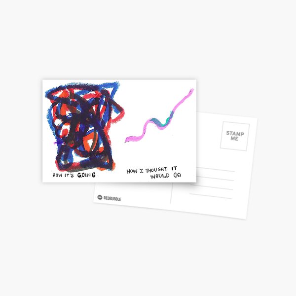 Expectations Postcard