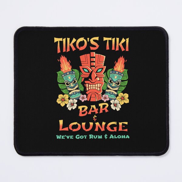 Item preview, Vintage Tiki Bar Lounge Retro Hawaiian Luau Rum Aloha Hawaii designed and sold by FreeSpiritAloha.