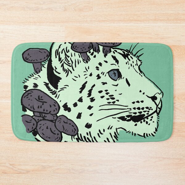 Item preview, Shiitake Snow Leopard designed and sold by HiddenStash.