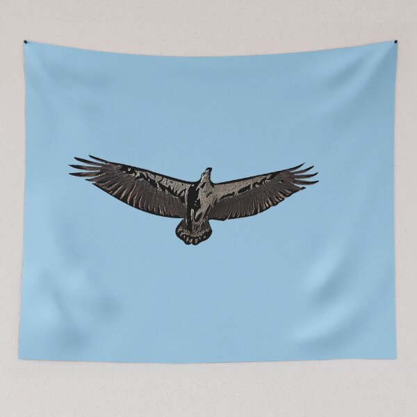 Item preview, A White Bellied Sea Eagle Black Alternate Design Painting Print designed and sold by designsasstultd.