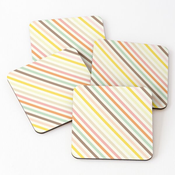 Item preview, Happy vintage colour diagonal bars mixed designed and sold by Yulia mozes.