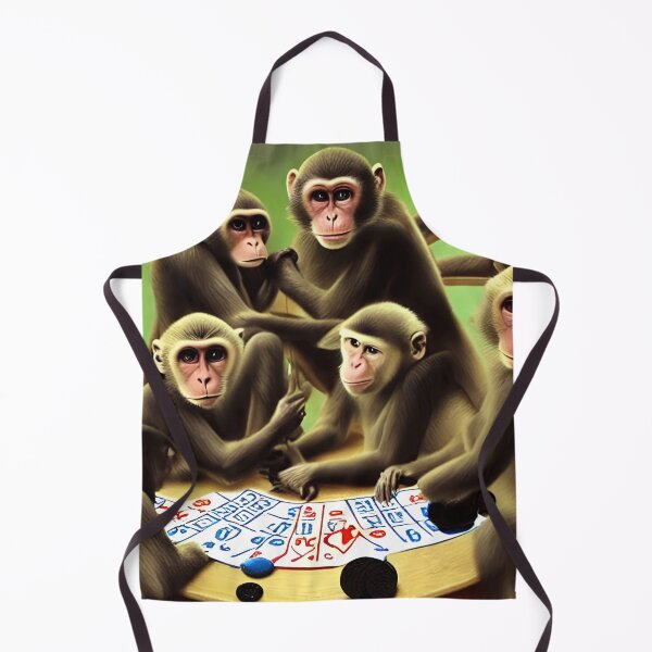 Item preview, Monkeys playing poker designed and sold by RTrivella.
