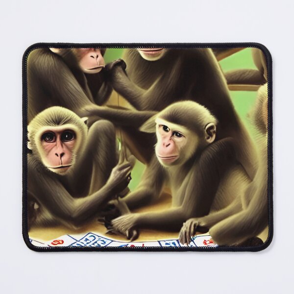 Item preview, Monkeys playing poker designed and sold by RTrivella.