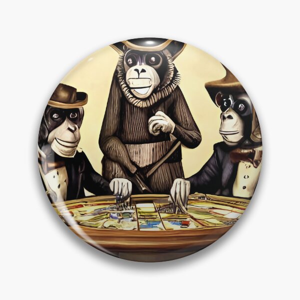 Item preview, Monkeys playing poker designed and sold by RTrivella.