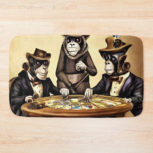 Item preview, Monkeys playing poker designed and sold by RTrivella.
