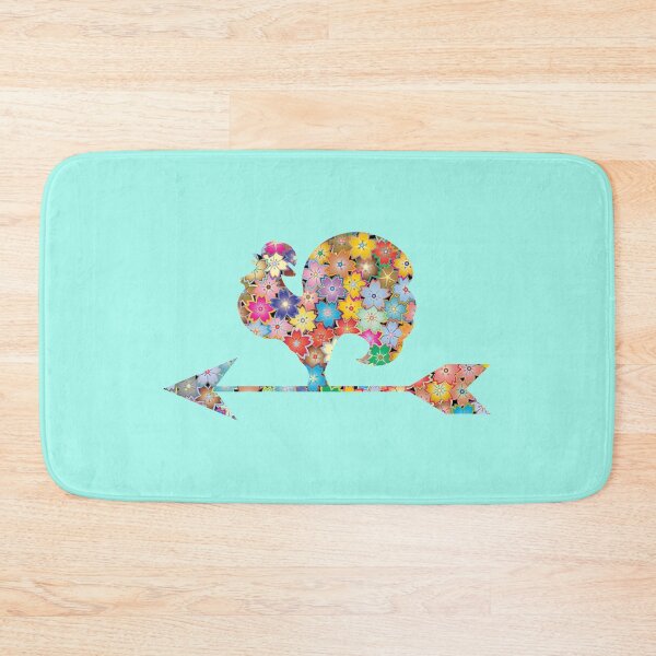 Item preview, Rooster Colorful Design With Flowers designed and sold by Thonja.