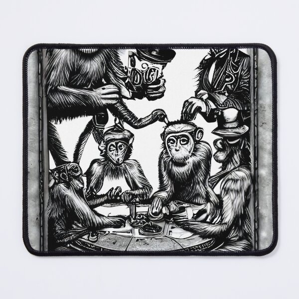 Item preview, Monkeys playing poker designed and sold by RTrivella.