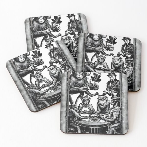 Item preview, Monkeys playing poker designed and sold by RTrivella.