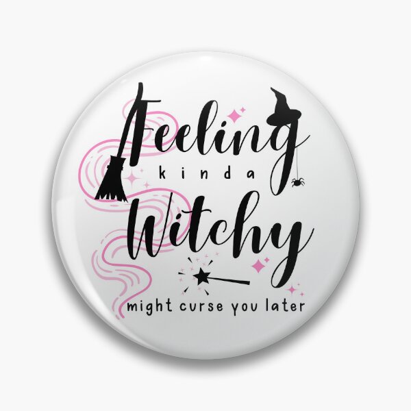 Item preview, Feeling Kinda Witchy - Cute Funny Halloween designed and sold by humnoo.