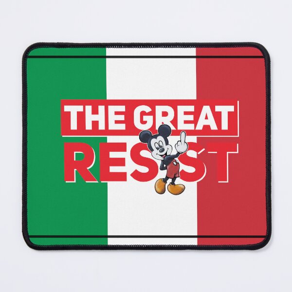 Item preview, THE GREAT RESIST ITALIAN FLAG designed and sold by GraffitiBomberZ.