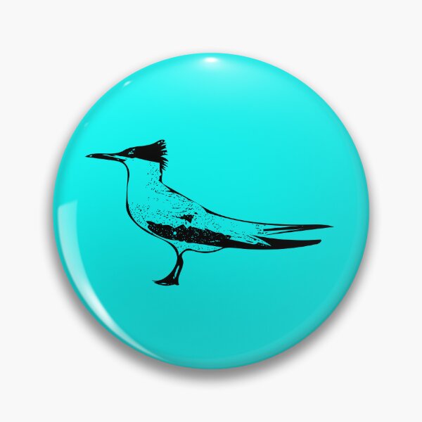 Item preview, A Sandwich Tern Black Design Painting Print designed and sold by designsasstultd.