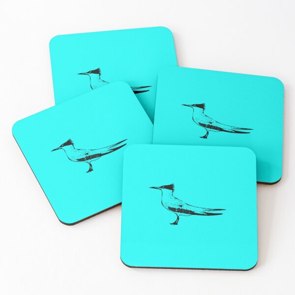 Item preview, A Sandwich Tern Black Design Painting Print designed and sold by designsasstultd.